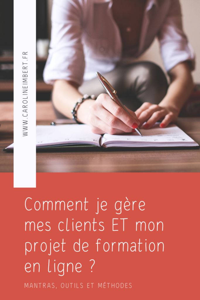 Image Pinterest pour l'article Comment Je Gère Mes Clients ET Mon Projet (Janvier 2022) ?